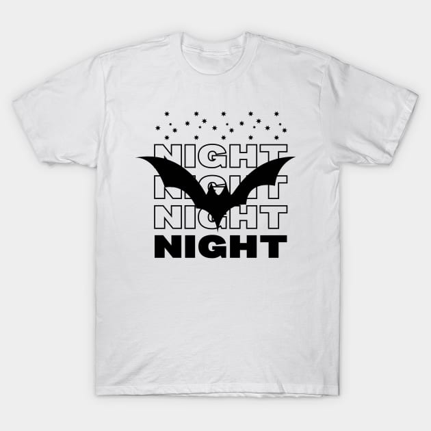 Night T-Shirt by attire zone